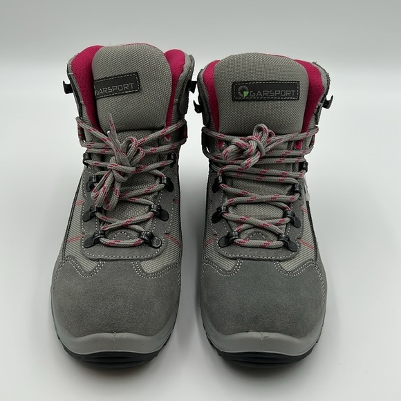 2066- Garsport Women's Gray Hiking Boots Made In Romania Size 9 - Picture 3 of 9